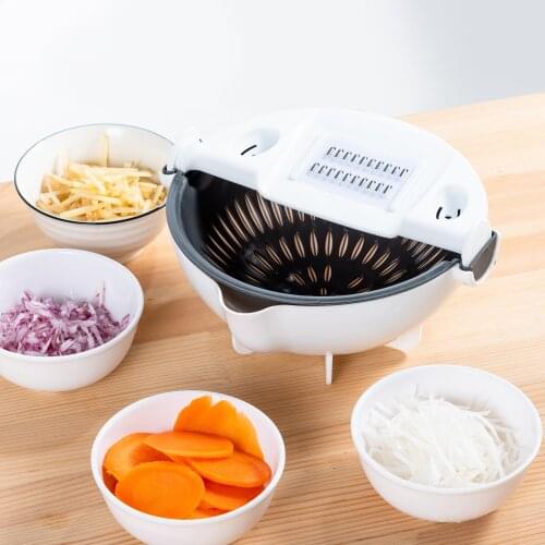 Multifunctional household Vegetable Cutter potato slicer potato chip Round Kitchen Tools slicer radish grater Kitchen small Tool