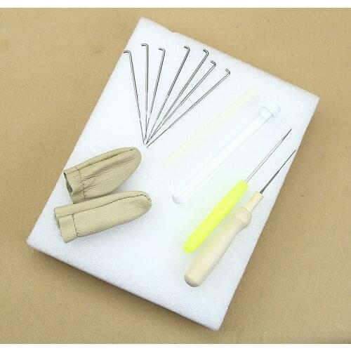 DIY Felting Starter Set Wool Felt Tool Kit Mat & Needles & Accessories for Craft