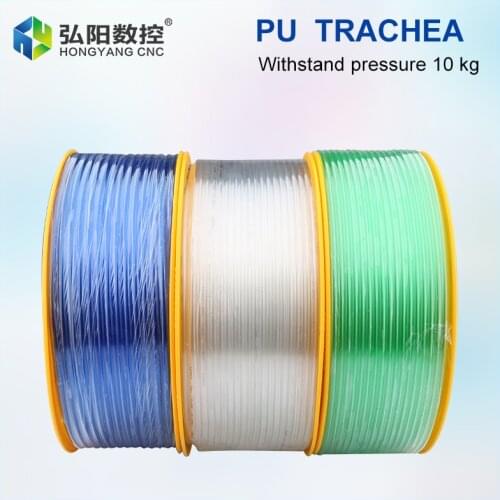 High pressure air pipe PU hose air pump pipe 4/6/8/10/12mm pneumatic component compressor pipe quick connector air pipe