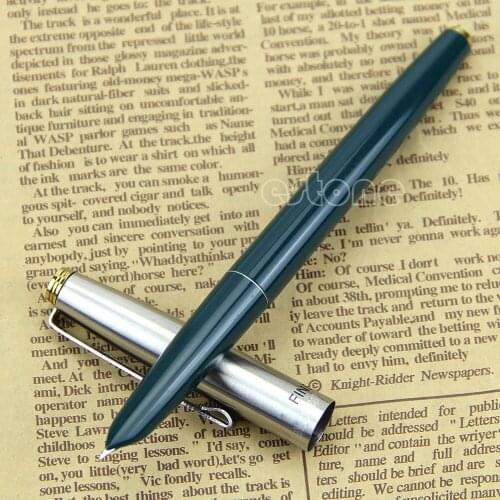 Hot Green Hero 329 Stainless Cap Fountain Pens Nice Gift
