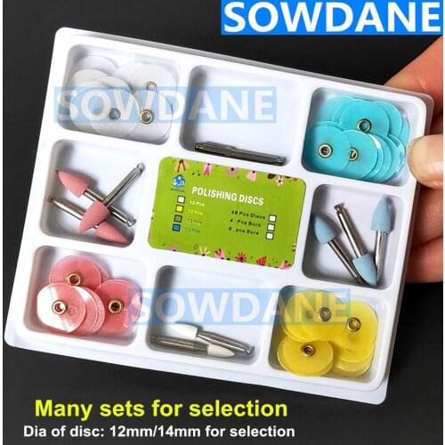 Dental Finishing and Polishing Discs 48 Pcs gross reduction contouring Mandrel Stripes Set Dental Materials Teeth Whitening