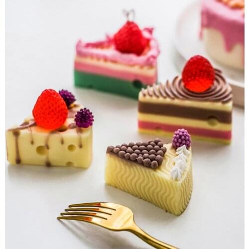 Cheese Shape Silicone candle Mold Scented Mousse Cake Moulds soap mold Chocolate Fondant Pastry Baking Decorating Tools Bakeware