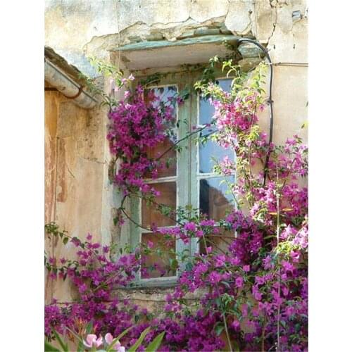 Landscape Scenery Printed Fabric 11CT Cross Stitch Embroidery Full Kit DMC Threads Handmade Knitting Handiwork Hobby Design