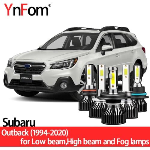 YNFOM LED headlights kit for Subaru Legacy Outback/Legacy Lancaster 94-20 low/high/fog lamp,car accessories,car headlight bulbs
