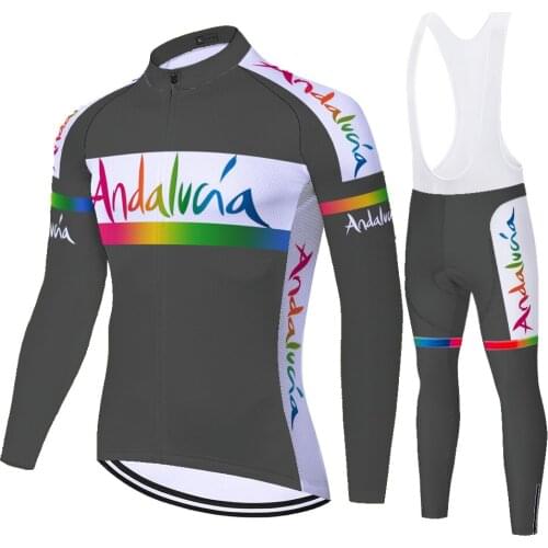 Andalucia Summer Spirng Cycling Jersey Mallot Verano Equipamento Maillot Hombre Maglia Ciclismo Uomo Completo Ciclismo Estivo