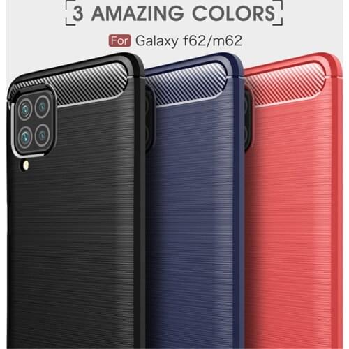 For Samsung Galaxy M62 Case Luxury Full Soft Silicone Cover Case For Samsung F62 M 62 F 62 SamsungM62 SamsungF62 Phone Cases