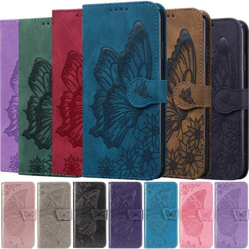 Butterfly Etui Wallet Flip Stand Cases For iPhone 12 11 Pro Max XR X XS 6 6S 7 8 Leather Stand Cover For Nokia 2.4 3.4 5.4 Cases