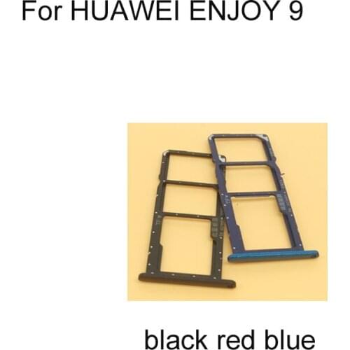 For HUAWEI ENJOY 9 Sim Tray Micro SD Card Holder Slot Parts Sim Card Adapter For HUAWEI ENJOY9