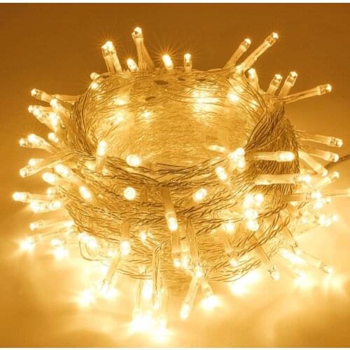10m 100Led String Lights Merry Christmas Tree Decorations Home Garland Xmas Little Trees Pines Village Noel New Year Party
