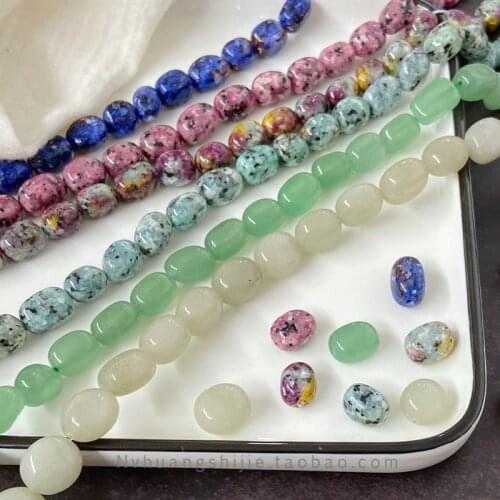 Art retro natural stone jewelry materials DIY earrings accessories homemade antique jewelry accessories