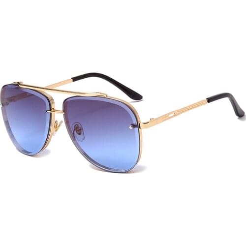 Fashion Polit Men Sunglasses Brand Designer Oversized Steampunk Sun Glasses Male Driving Goggle Eyewear Accessories Shades UV400