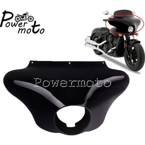 Motorcycle Front Outer Batwing Fairing Headlight Fairing Visor Cowl Mask for Harley Touring Sportster Electra Glide Softail Dyna