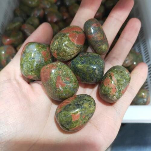 Natural Unakite Crystal Tumbled Bulk Healing Mineral Specime Gemstones Gem Raw Aquarium Decoration Gift