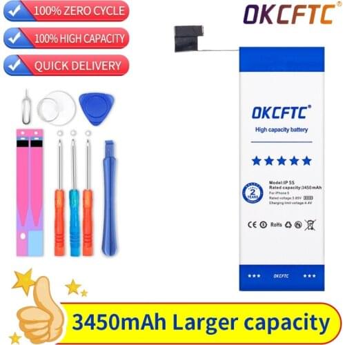 3450mah New Good Quality bateria ip5s Mobile Phone Battery for Apple iPhone 5S iphone5S 5C iPhone5C Battery