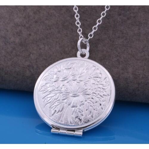 P384 Free shipping silver plated Necklace, silver plated fashion jewelry Large striped cards /annajeua caeakrla