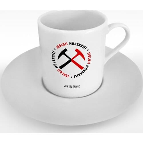 Personalized Professional Geological Engineer Turkish coffee Cup-2