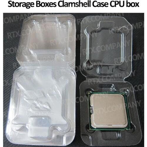 Plastic Packaging Box For E3 Intel Xeon CPU Server Processor E5 Family V2 V3 V4 V5 Desktop Laptop Notebook PC RAM Memory DDR3/4