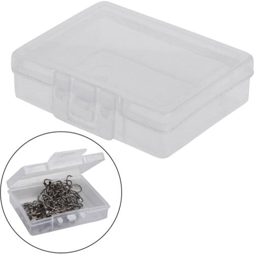 Transparent Fishing Lure Tackle Hook Bait Plastic Storage Box Container Case New B36F