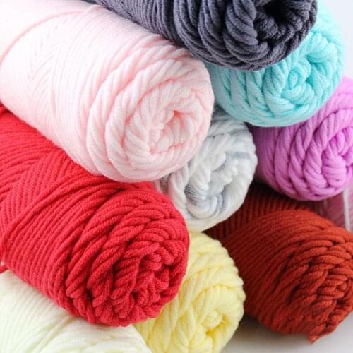 Yarn All for Crochet Knitting Tape Lovers Cotton Yarn Milk Baby Thread Thick Needle Thread Handiwork