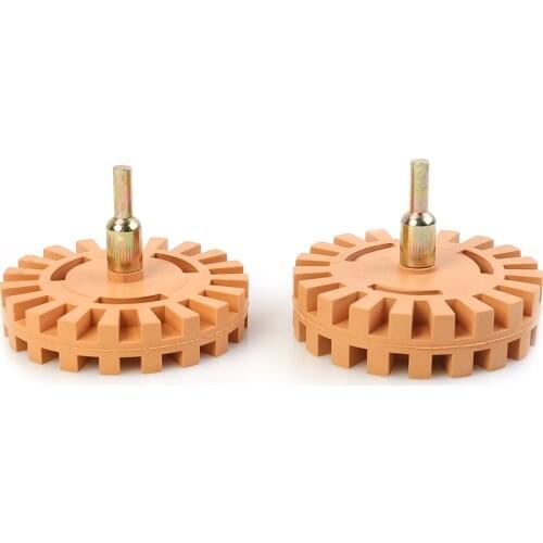 4 inch 4000RPM Rubber Eraser Wheel Car Adhesive Remover Vinyl Sticker Decal Graphics Removal Tool