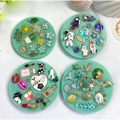 Earrings Epoxy Resin Mold Necklace Pendant Silicone Mould DIY Crafts Jewelry Casting Tools