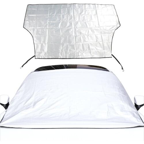 Universal Car Front Windshield Cover Auto Sunshade Snow Ice Protection Cover For Renault Nissan Mitsubishi Mini Accessories