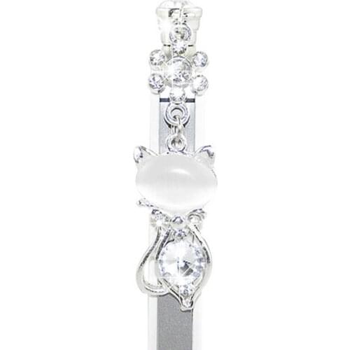 3.5mm Jack Cat Crystal Dust Anti Earphone Cap Stopper Plug for samsung 6 M5TE