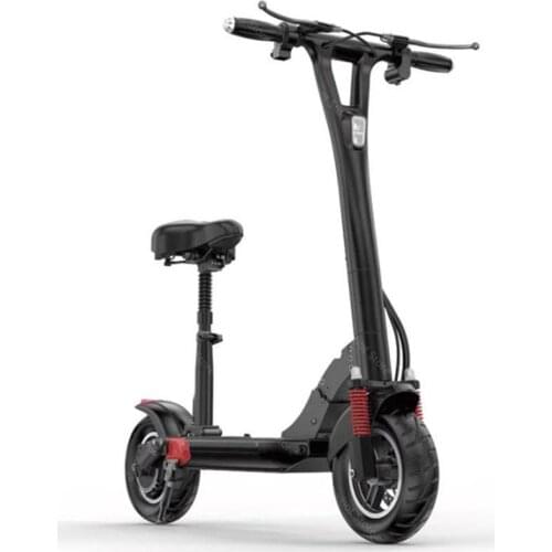 2021 Electric Scooter With Seat Portable Folding 2 Wheels Electric Bicycles With Bluetooth 45KM/H 500W 48V Electric Bikes Adults