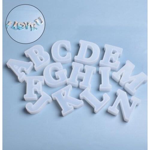 26 Alphabet Silicone Mold Diy Resin Epoxy Molds Making Crafts Form For Candles Home Decor Jewelry Accessories Birthday Good Gift