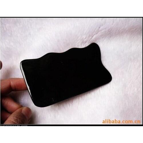 FREE SHIPPING Gua Sha Massage Board BUFFALO HORN gua sha tool guasha therapy 9.5*6cm
