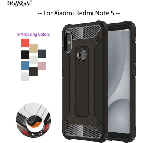 For Fitted Cases Xiaomi Redmi Note 5 Case TPU & PC Armor Bumper Pouch Phone Case For Xiaomi Redmi Note 5 Pro Cover 5.99
