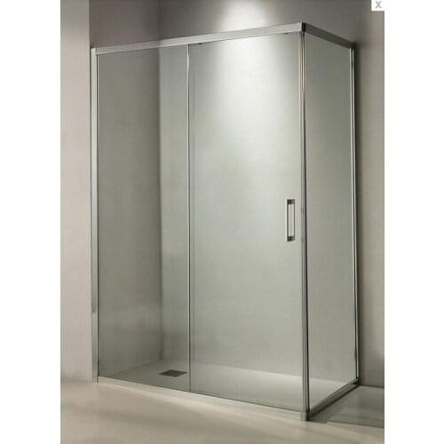 2016 hot sales wholesale and retail 6mm clear tempered glass shower screens with acrylic basin shower enclosure AF1209F-3