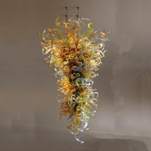 Modern Crystal Chandelier Typical Antique Style LED Hand Blown Glass Chandelier Lamp Creative Lightings for Home