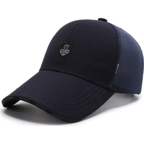 2021 New Summer Mens Cap Mesh Cap Casual Breathable Baseball Cap Snapback Cap Adjustable Size Ventilated Sports Caps Travel Hat