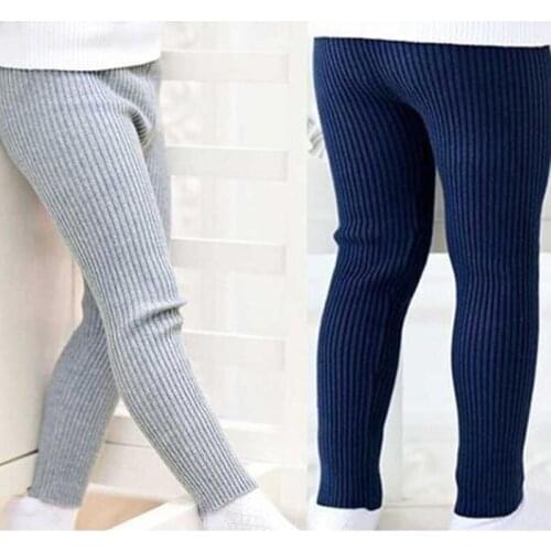 Thickening Threaded Pants 3-8 Years For Kids Clothing Childrens Leggins Warm Winter Trousers Childrens Leggings Knit Clothing