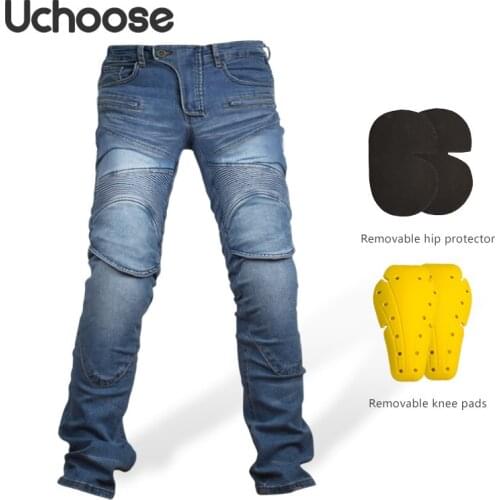 2021 Hot Motorcycle Pants Black Blue Adults Moto Jeans Protective Gear Riding Touring Motorbike Trousers Motocross Pants Adult