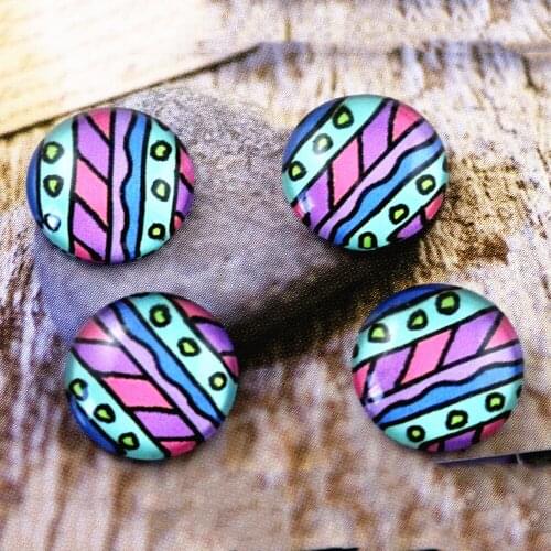 New Fashion 20pcs 12mm Handmade Photo Glass Cabochons (E7-45)