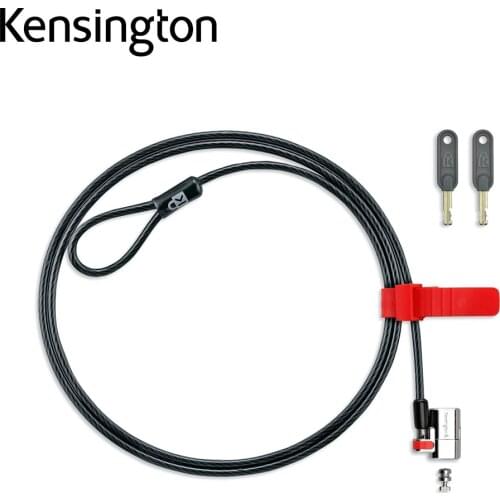 Premium Kensington Original ClickSafe Keyed Laptop Lock with 1.5m Carbon Steel Cable Highest Security Level for Projector K64664