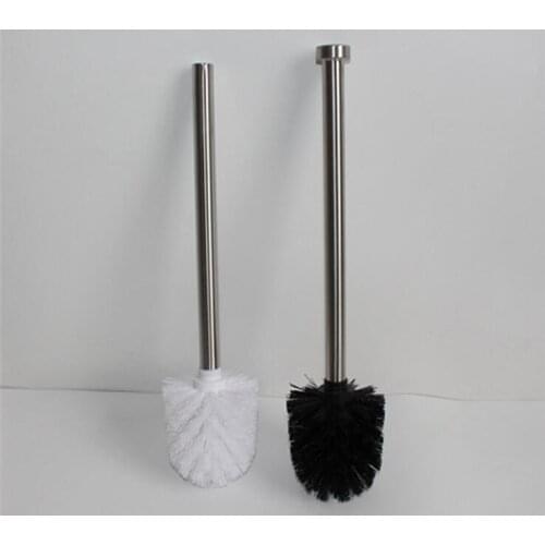 Wholesale simple creative toilet cleaning brush, European style bathroom toilet brush holder black or white