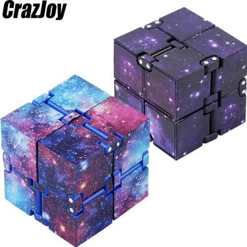 Magic Infinity Cube Hand Mini Toy Finger Anti Stress Relief Endless Cube Blocks for Children Kids Funny Antistress Sensory Toys