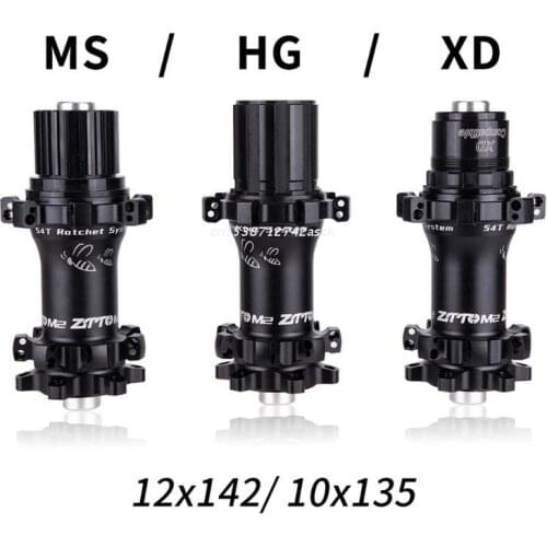 77JE M2 MTB Straightpull Hub Ultralight 28 Hole 54T Ratchet HG XD Micro spline Core fit 12 speed Thru Axle QR