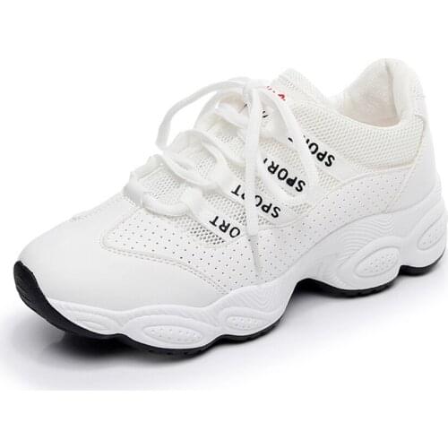 2019 New Spring Fashion Women Casual Shoes Comfortable Breathe Mes Platform Shoes Woman Sneakers Ladies Trainers chaussure femme