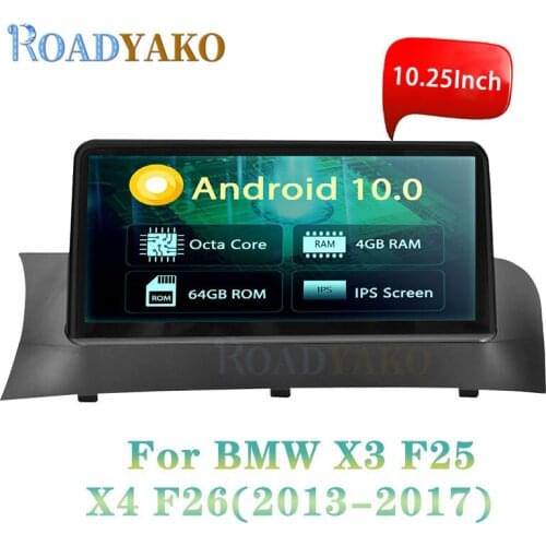 10.25'' Android 10.0 Car Radio For BMW X3 F25 X4 F26 2013-2017 NBT Stereo Car Navigation Multimedia Video player 2 Din Autoradio