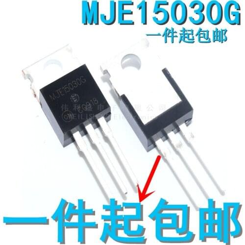 10PCS/LOT Mje15030g Mje15030 15030G Audio Power Matching Tube Mje15031g TO-220 Brand New