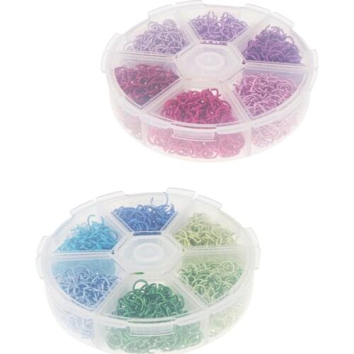 2 Sets Split Metal Jump Rings Open Connector Jewelry Finding 6mm DIY Making