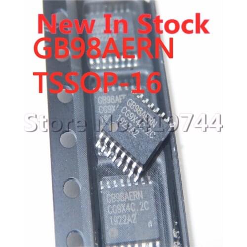5PCS/LOT GB98AERN GB98AERN-A2-0-TR TSSOP-16 SMD LCD chip In Stock NEW original IC
