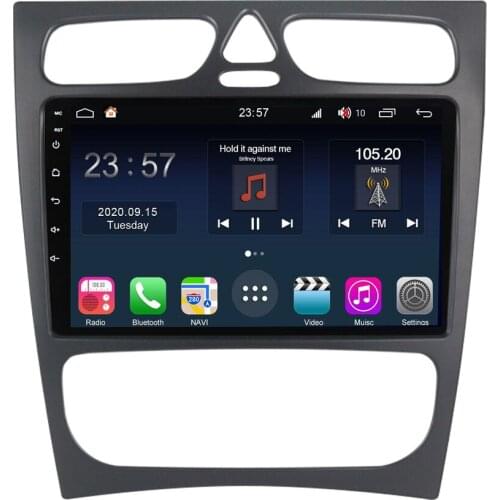 Car Radio Stereo 9 inch GPS Navigation For Mercedes Benz C-Class W203 C200 C320 C350 CLK W209 2002-2005 Car Multimedia Player