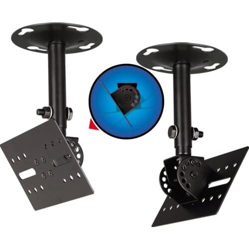 BL-WD309 Full Motion 1Pair 2pc Professional Tilting Speaker Bracket Ceiling Mount Speaker Hanger Wall Mount Holder Speaker Stand
