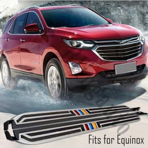 Side step fits for C hevrolet Equinox running board nerf bar side bar side stairs aluminium alloy car protect pedal
