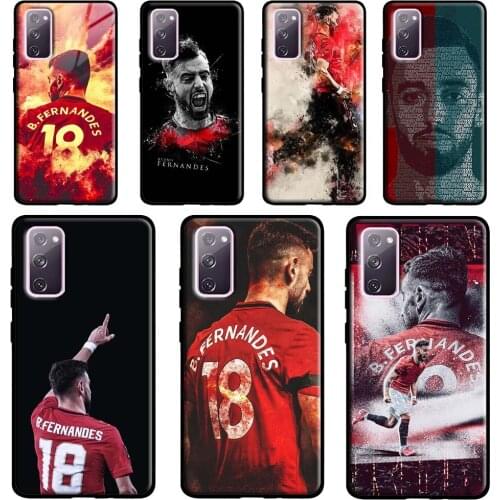 Bruno Fernandes fanart Case For Samsung Galaxy S20 FE S21 Ultra Note 20 Note9 Note10 S8 S10 S9 Plus S10e Coque